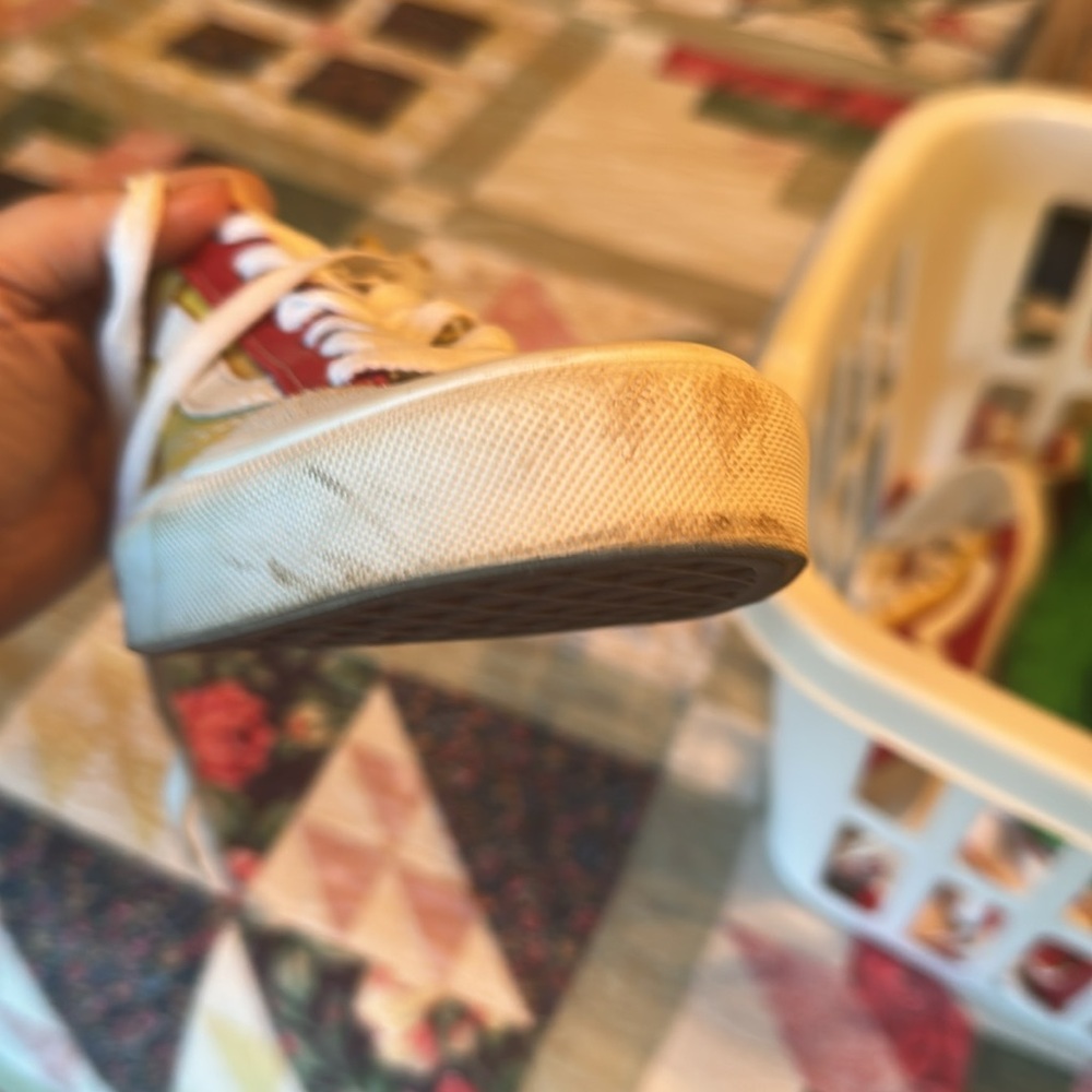 Gently worn vans; primary colors; men 6.5/women 8 - Picture 6 of 6